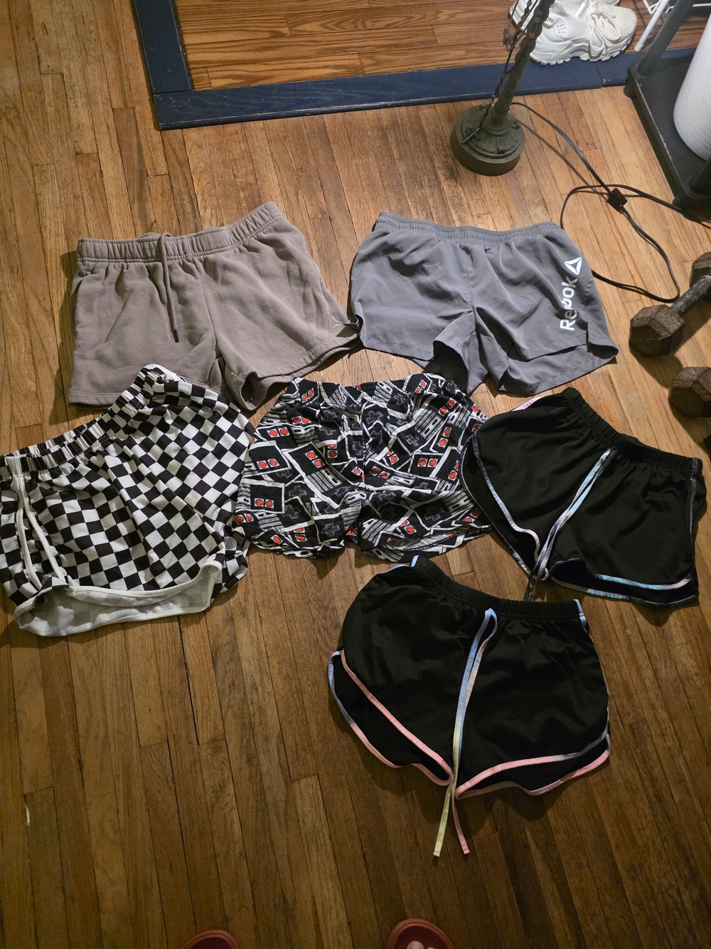 Reebok Gray Athletic Shorts with Assorted Women's Casual Shorts Lot